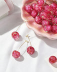 Pink Cherry Luxury Earrings