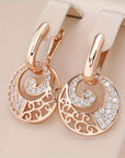 Elegant Spiral Bright Earrings