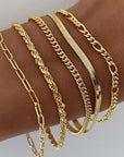 Ellis Renner Bracelet Set | Gold
