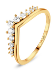 Zirconia Crown Ring