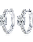 Hoop Gold Crystal Earrings