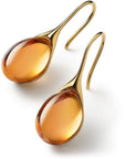 Crystal Drop Earrings in Gold and Silver