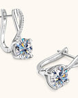 Crystal Drop Huggie Earrings