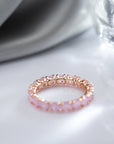 Luxury Round Stone Zircon Ring
