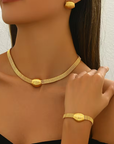 Golden Shell Mesh Jewelry