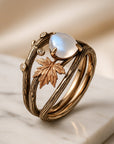 Nature Moonstone Ring