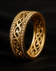 Bright Hollow Gold Ring