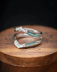 Natural Turquoise Diamond Ring