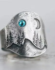 Forest Blue Moon Ring