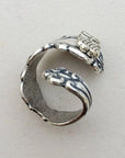 Adjustable Owl Spoon Ring