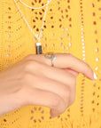 Adjustable Gold Sunflower Ring