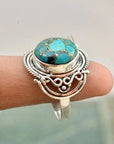 Boho Turquoise Ring