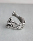 Hummingbird Flower Ring
