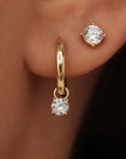 Larmes de Lune Stone Earrings Set | Gold