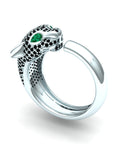 Emerald Panther Ring