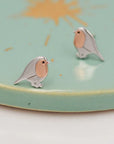 Robin Bird Stud Earrings
