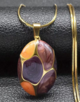 Colorblock Pendant Necklace