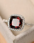 Cushion Halo Ring
