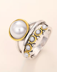 Vintage Pearl Statement Ring