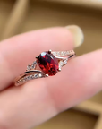 Ruby Promise Oval Ring