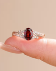 Ruby Promise Oval Ring