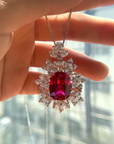 Ruby Gala Pendant Necklace