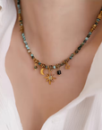 Celestial Charm Beaded Necklace