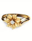 Golden Blossom Ring
