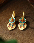 Bohemian Butterfly Charm Earrings