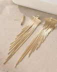 Lux Bohemian Fringe Earrings