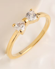 Crystal Bow Ring