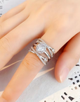 Infinite Halo Weave Ring