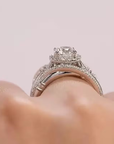 Infinite Halo Weave Ring