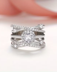 Infinite Halo Weave Ring