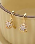 Golden Blossom Sparkle Earrings