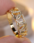 Twisted Elegance Ring