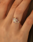 Deco Ruby Ring