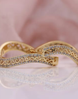 Regal Filigree Pavé Earrings