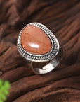 Vintage Resin Oval Ring