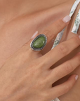 Vintage Resin Oval Ring
