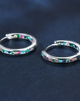 Rainbow Gem Earrings