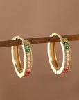 Sparkle Hoop Earrings