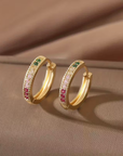 Sparkle Hoop Earrings