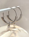 Vintage Gold & Silver Pearl Earrings