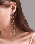 Vintage Dangling Hoop Earrings