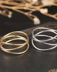 Triple Layer Intertwined Ring