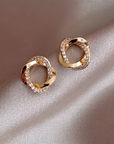 Gilded Loop Earrings