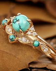 Turquoise Duo Ring