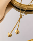 Falling Hearts Necklace