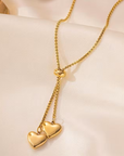 Falling Hearts Necklace